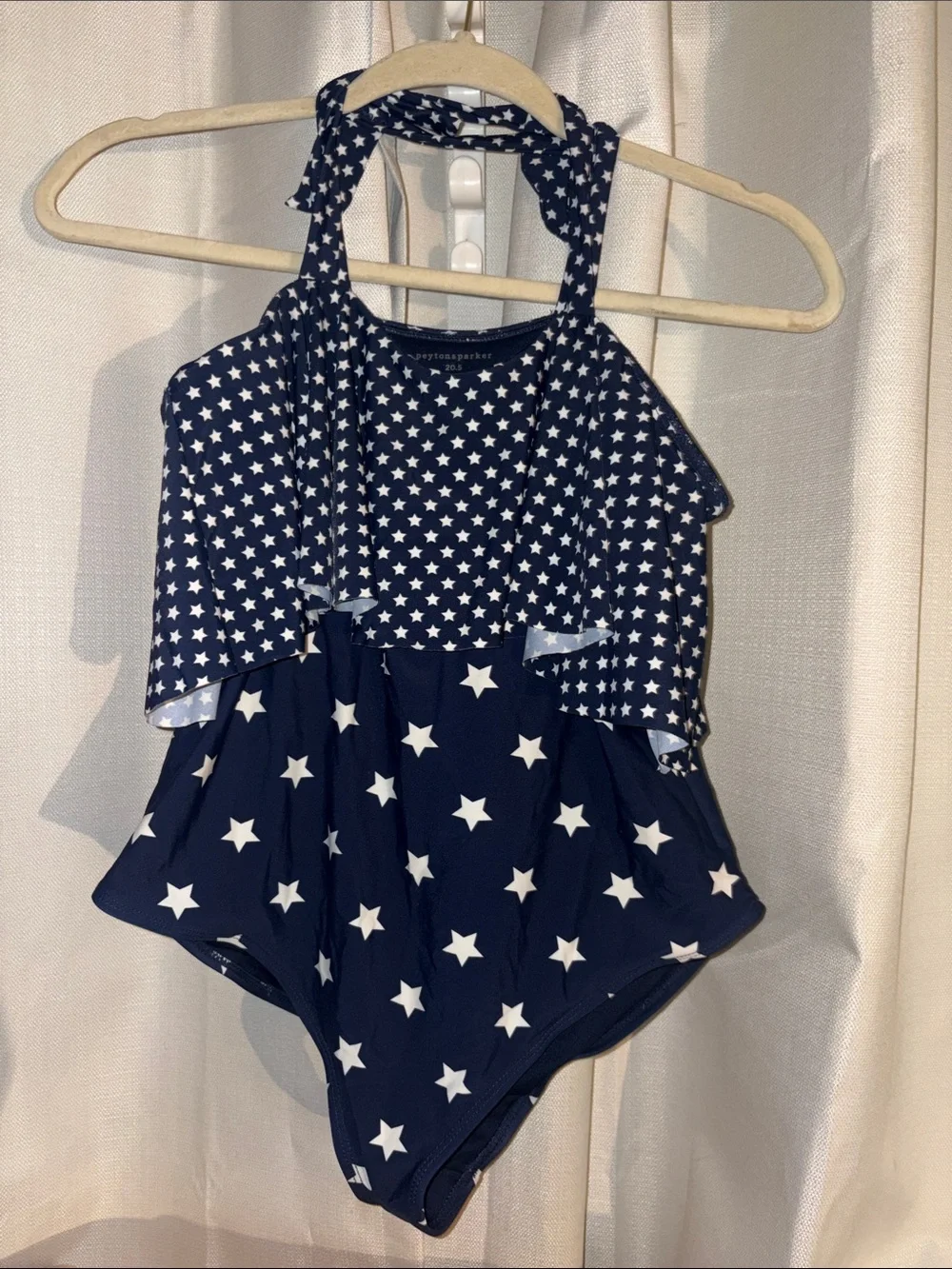 Gymboree Girls' Navy Star One-Piece Swimsuit
